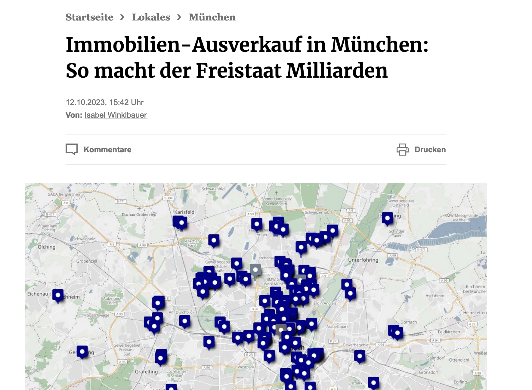 Immobilien-Ausverkauf in München